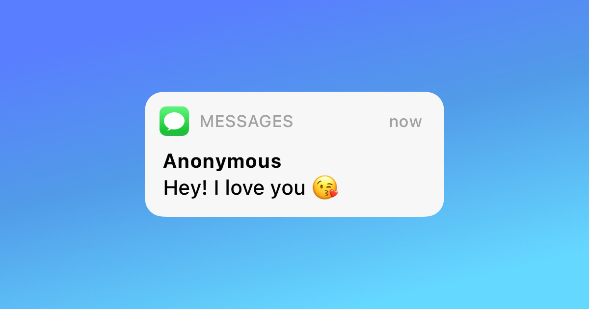 як відправити анонімне смс